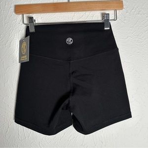 TYC XS Buttery Soft Shorts High Waisted NWT Black